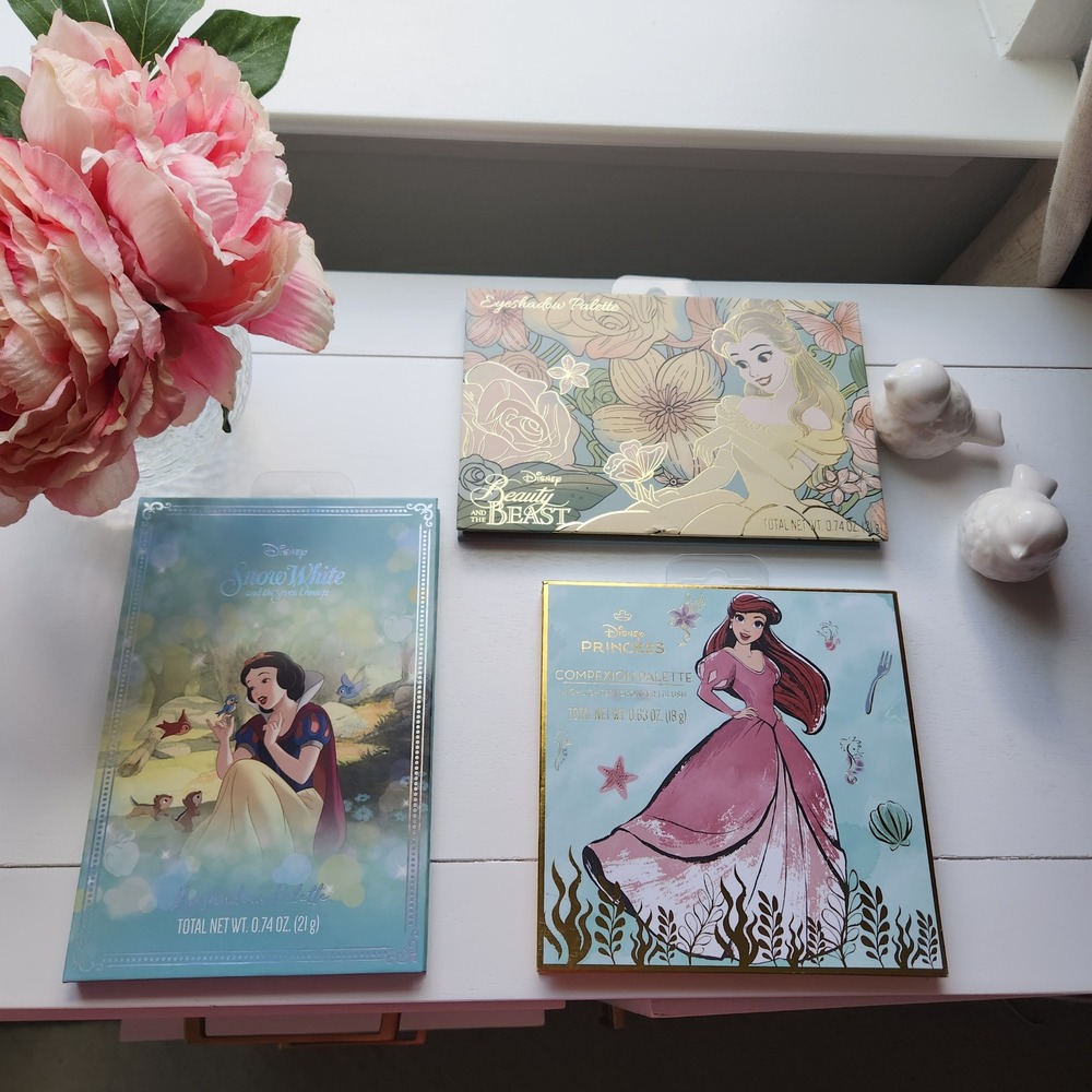 Disney Princess Makeup Palette Bundle Snow White Belle Ariel NEW